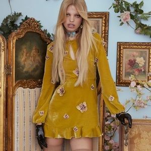 FOR LOVE & LEMONS Papillion Mini Dress